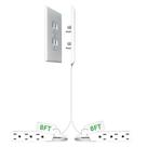 Outlet Concealer Sleek Socket Original - Ultrafino com Kit de Cordão