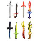 Outlet Foam Toy Swords Super Z, sortido para crianças (pacote com 8) Outlet Foam Toy Swords Super Z, sortido para crianças (pacote com 8)