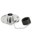 Outlet Whitecap C.P. Brass 2-3/4 Base, 1 profundidade, cromado