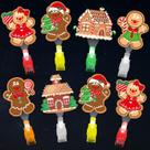 Outnlaughter 36 unidades de LED de Natal Finger Lights Glow Toys