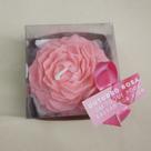 Outubro Rosa Vela Flor Perfumada Grande Cor Rosa 100g