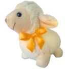 Ovelha Bebê de Pelúcia Creme 24 Cm Cordeiro Fazenda Antialérgica