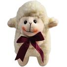 Ovelha Redonda Laço Bordo Pelúcia Fofinha Decoração Nicho Pelúcia Menino Menina Presente Bebe