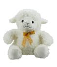 Ovelha Sentado De Laço 32cm Pelúcia