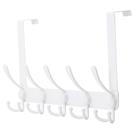 Over The Door Hook Hanger Deap 5 Tri Hooks White