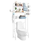 Over The Toilet Storage Dazioter Metal, banheiro de 3 camadas, branco