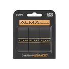 Overgrip Advanced Profissional 3 Unidades Preto Alma Genius