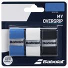 Overgrip Babolat My Grip X3 Azul Branco e Preto