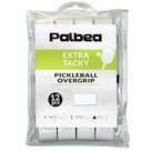 Overgrip Palbea para Pickleball - Pacote com 12 Unidades Brancas