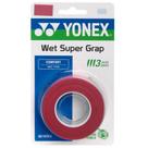 Overgrip Yonex Super Grap Vermelho com 3 Unidades