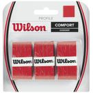 Overgrips Wilson Profile Vermelho (Pack com 3 un.)