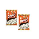 Ovinho De Amendoim Branco Tradicional 2 Pacotes de 200g Cada