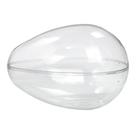 Ovinho De Páscoa G Horizontal 350g Em Acrílico Transparente - 4 Peças