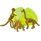 Ovo Com 3 Esqueletos De Dinossauros Dentro - Arkbrasil