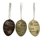 Ovo de Páscoa c/6 Pendurar Decoração Enfeite Marrom - 7909107670419 Ovo de Páscoa c/6 Pendurar Decoração Enfeite Marrom - 7909107670419
