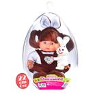 Ovo Páscoa Brinquedos Boneca Cheirosinha Chocolate C/ Coelho