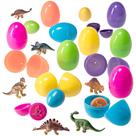 Ovos de Páscoa cheios de mini dinossauros PREXTEX 12 unidades