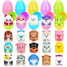 Ovos de Páscoa com brinquedos Animal Squishy, pacote com 20 unidades para crianças Ovos de Páscoa com brinquedos Animal Squishy, pacote com 20 unidades para crianças