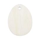 Ovos De Páscoa De Madeira Natural 20-80mm, Fatias Em Branco Não Acabadas, Ornamentos DIY, Pingentes