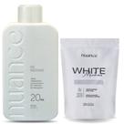 Ox 20vol 900ml + Pó Descolorante White Mechas 400g Nuance