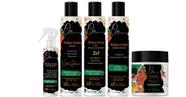 Oxê Cosmetics Minhas Ondas Shampoo e Balm Máscara e Gelatina e Modelador Cachos e Spray Finalizador