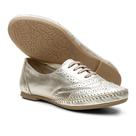 Oxford Confort Feminino Couro Com Perfuros Dia a Dia Leve Oxford Confort Feminino Couro Com Perfuros Dia a Dia Leve