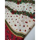 Oxford Natalino com Brilho Estampa de Natal Largura 1,50mt