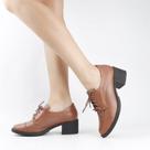 Oxford Salto Bloco Couro Snake