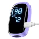 Oxímetro de pulso Hummingbird Fingertip recarregável roxo