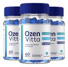 Ozen Vitta - 3 Frascos 60 Caps Sem Sabor Original Capsul Nf-e