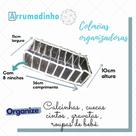 p 8 nichos -colméia organizadora - branca
