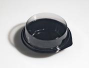 P08 embalagem pote redondo base preta 170ml
