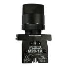 P20scr4-b-2a chave seletora plastica knob curto 3 posições fixas 45g