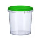 P460 - Pote Plástico Redondo Com Lacre 460 ml - 100 Unidades