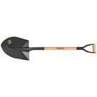 Pá De Bico 405-30 Em Aço Com Cabo De Madeira 74 Cm Com Empunhadura Metálica Ergonômica