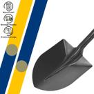 Pá de bico N4 sem cabo 440 mm x 260 mm Tenace Pá de bico N4 sem cabo 440 mm x 260 mm Tenace