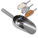 Pá De Gelo Concha Pegador Multiuso Cereais Grãos Ração Inox Pá De Gelo Concha Pegador Multiuso Cereais Grãos Ração Inox