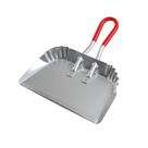 Pá de lixo TOP DOG Metal, 43 cm, alumínio, alça de borracha resistente