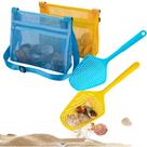 Pá de malha de praia MUYIZI com bolsa para coleta de conchas de praia