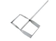 Pá de mistura de argamassa QEP de 60 cm de metal para broca de 1/2"
