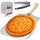 Pá de Pizza KITCHUS MOON 41 x 33 cm Dobrável em Alumínio Pá de Pizza KITCHUS MOON 41 x 33 cm Dobrável em Alumínio