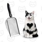 Pá Higiênica Inox Para Areia De Gato Peneira Malha Fina 2mm Aço Inox Pá Higiênica Inox Para Areia De Gato Peneira Malha Fina 2mm Aço Inox