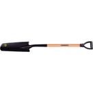 Pá para Jardim 77444404 com Cabo de Madeira 1200mm Aço Carbono Preto Tramontina