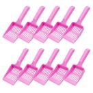 Pá Plástica Sanitária Para Animais Higiênica Pet Kit Com 10 Pcs