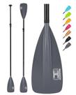 Pá SUP OCEANBROAD em alumínio ajustável 173-213 cm cinza
