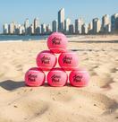Pack 06 Bolinhas Bola De Beach Tennis Ama Sport Pink Rosa