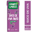 Pack 12un Suco Uva 200mL Campo Largo