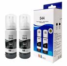 PACK 2 REFIL TINTA BLACK ORIGINAL (lacrada) COMPATIVEL PARA T544 L3110 L3250 L3150 L3210