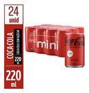 Pack 24 Refrigerante Sem Açúcar Coca-cola Mini Lata 220ml Pack 24 Refrigerante Sem Açúcar Coca-cola Mini Lata 220ml
