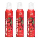 Pack 3 Espumas spray para drinks Begin Morango 200g